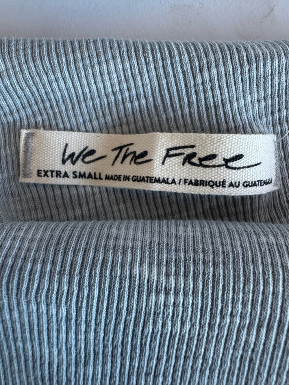 We The Free One-Shoulder Grey Off-The-Shoulder Sweater Size X Small - Picture 4 of 5